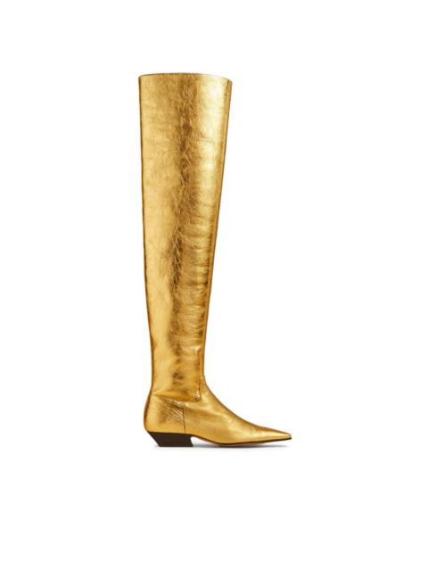 Marfa metallic leather boots