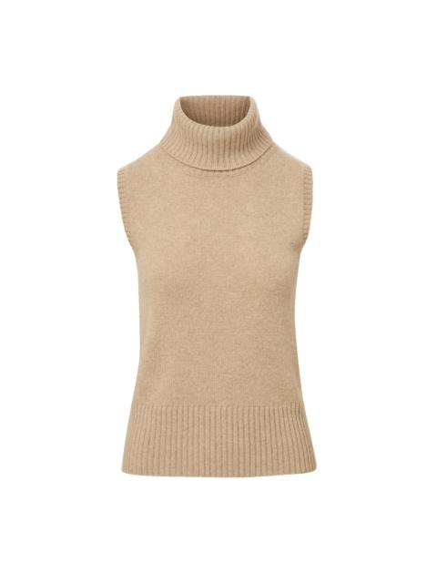 VERONICA BEARD MAZZY CASHMERE SLEEVELESS SWEATER