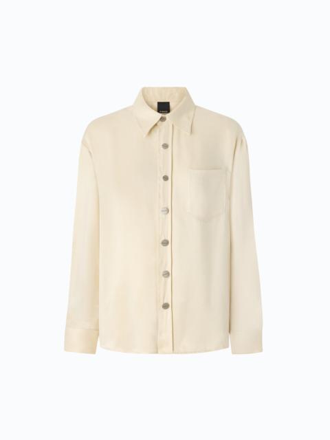 PINKO SHIRT IN PEACHSKIN-FEEL TWILL