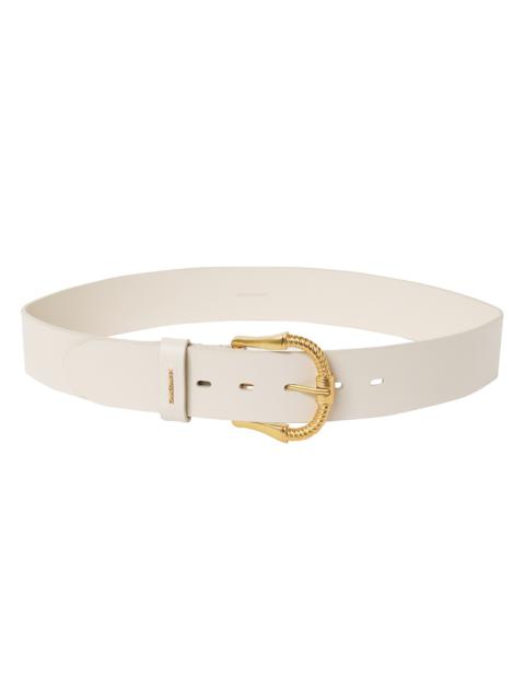 Zimmermann TWISTED BUCKLE LEATHER BELT 40