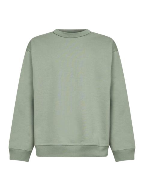 Dries Van Noten Sage green cotton oversized sweatshirt