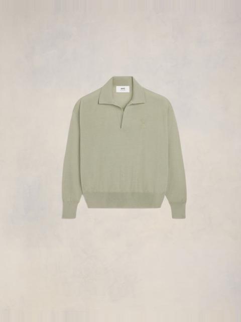 AMI Paris AMI DE COEUR EMBROIDERY POLO