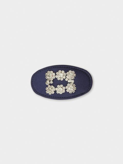 Roger Vivier Efflorescence Hair Clip in satin