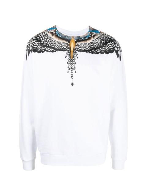 Grizzly Wings-print sweatshirt