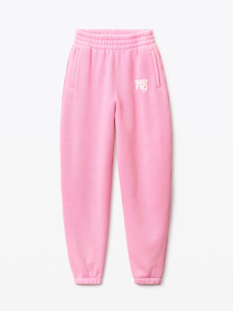 Alexander Wang PUFF LOGO SWEATPANT IN TERRY