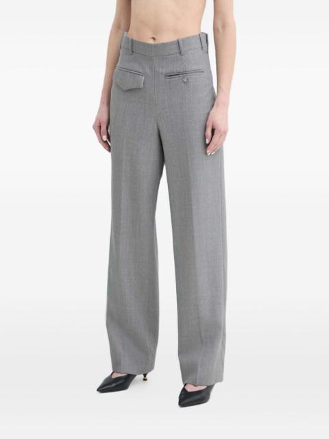 Victoria Beckham flap-pocket trousers