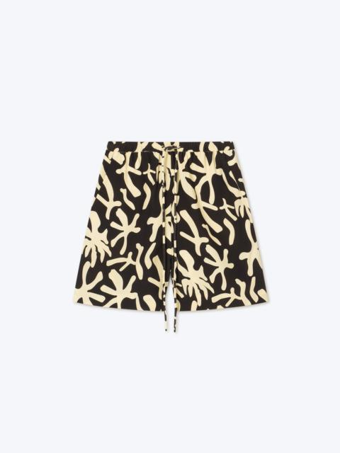ANNE - Printed crepe shorts - Reef