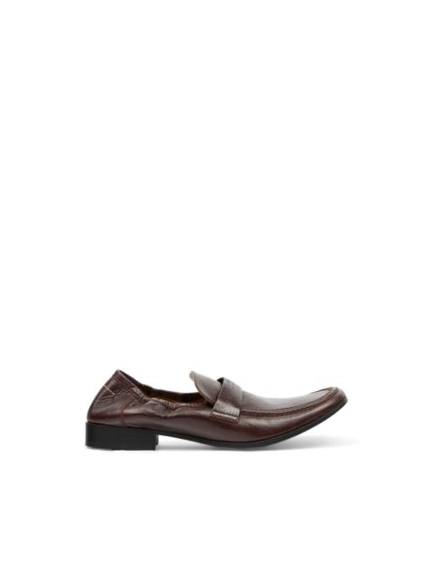 MM6 Maison Margiela Penny-strap leather loafers