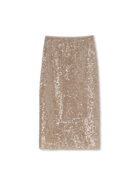 MSGM Midi dress with sequined fabric