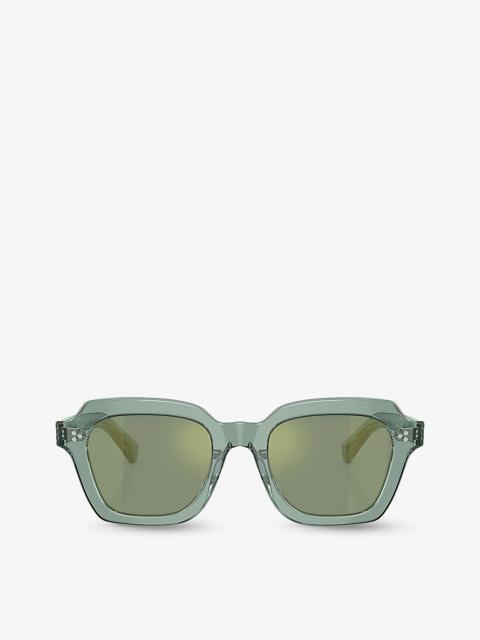 Oliver Peoples OV5526SU Kienna square-frame acetate sunglasses