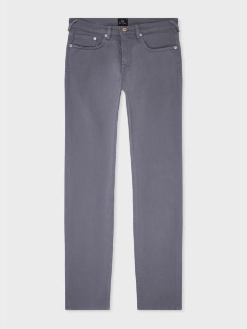 Paul Smith Tapered-Fit Mid Grey Garment-Dyed Organic Cotton-Stretch Jeans