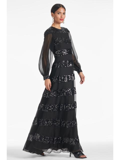 SACHIN & BABI Brenda Gown - Black