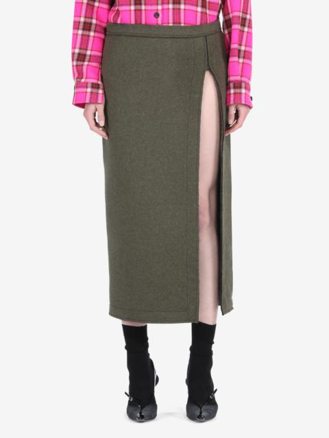 N°21 SIDE SPLIT PENCIL SKIRT