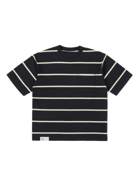 New Balance 900 Striped Short Sleeve T-Shirt 'Black Multi' AMT35009-BM