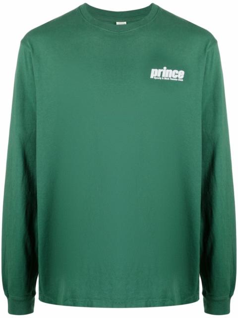 Sporty & Rich logo-print long-sleeve t-shirt