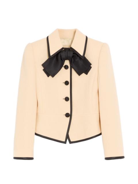 Valentino wool crepe jacket