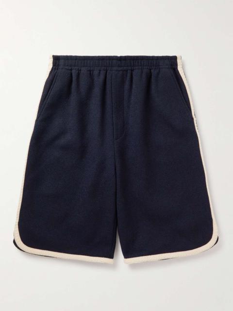 GUCCI Straight-Leg Wool-Blend Terry Shorts
