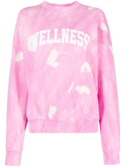 Sporty & Rich Wellness tie-dye sweatshirt