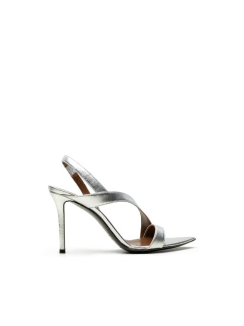 Giuseppe Zanotti Intriigo metallic-finish crossover-strap sandals