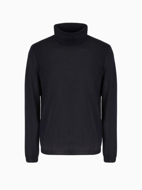 GIORGIO ARMANI Cashmere mock-neck jumper