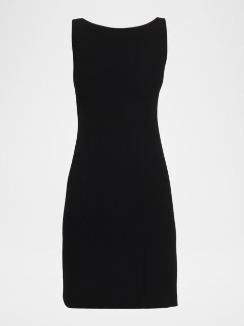 EMPORIO ARMANI Sleeveless High-Neck Waffle Dress