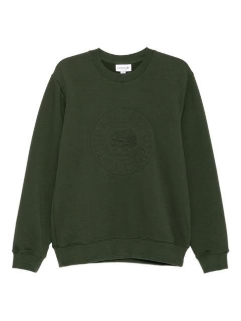 LACOSTE embossed-logo sweatshirt