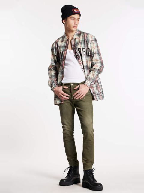 DSQUARED2 GARMENT DYED SKATER JEANS