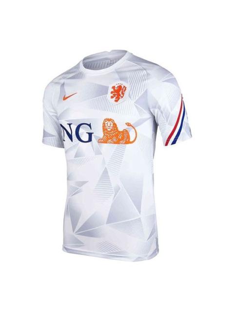 Nike Netherlands European Cup Short Sleeve Soccer/Football T-shirt White CD2580-101