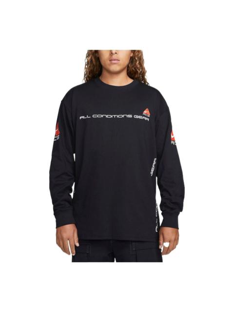 Nike ACG Long-Sleeve T-Shirt 'Black' DV9638-010