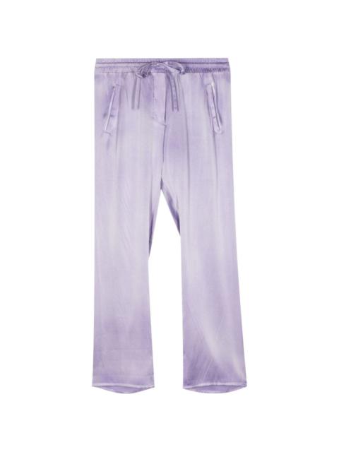 Avant Toi cropped silk trousers