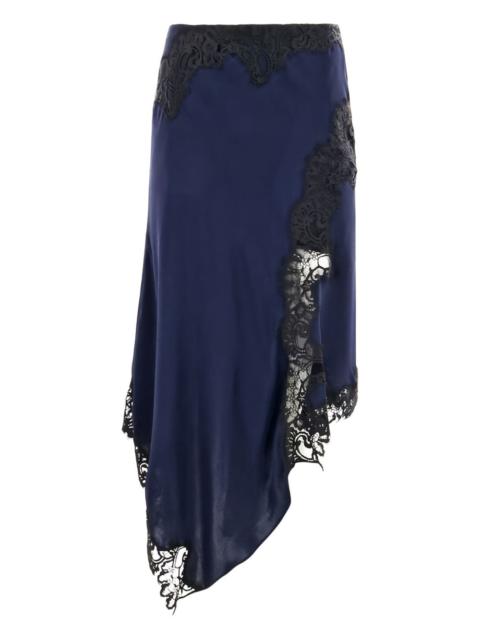 VERONICA BEARD Hartley lace asymmetric skirt