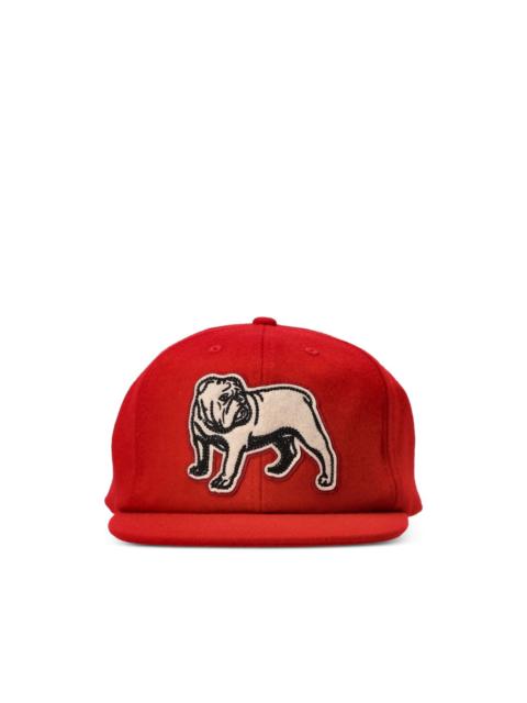 ICECREAM bulldog-embroidered baseball cap