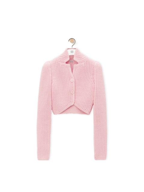 Loewe Cropped cardigan In technical knit