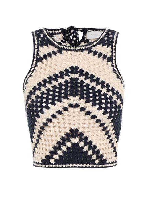 CHINTZ HAND CROCHET TANK