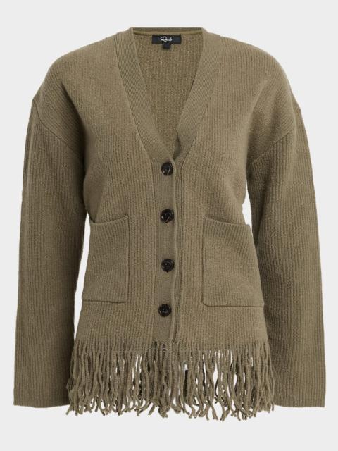 Rails Kairi Fringe Wool-Blend Cardigan