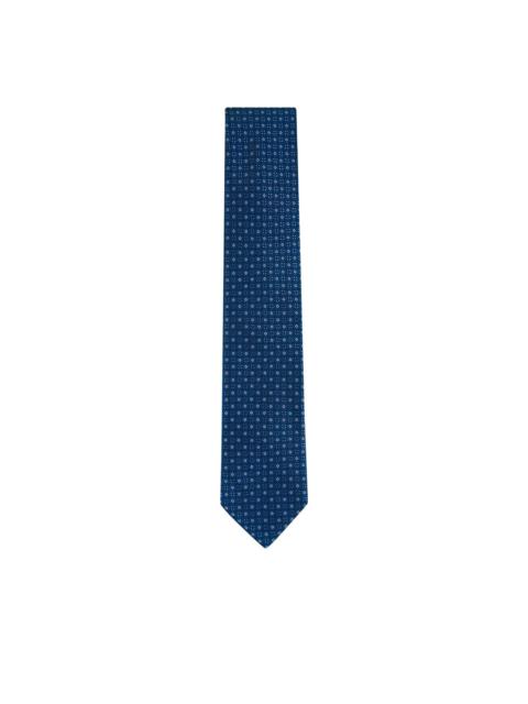 Canali geometric-pattern tie