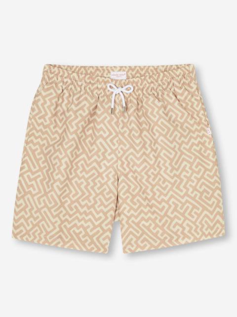 Derek Rose Men's Swim Shorts Tropez 16 Sand