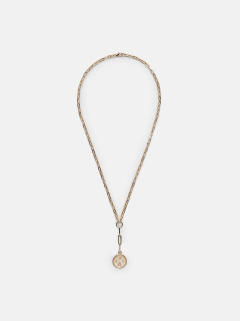 FOUNDRAE Refined Clip 18kt gold chain necklace with diamonds