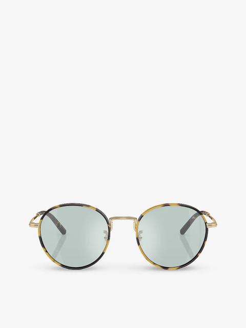 Oliver Peoples OV1333 Sidell phantos-frame metal sunglasses