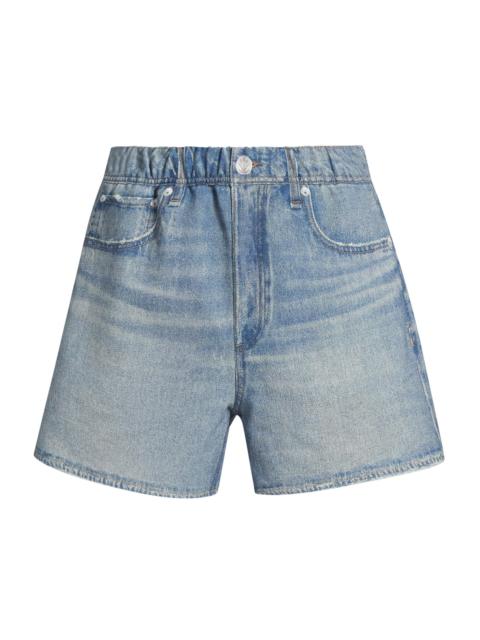 rag & bone Women's Miramar Printed Terry Walking Shorts - Saratoga