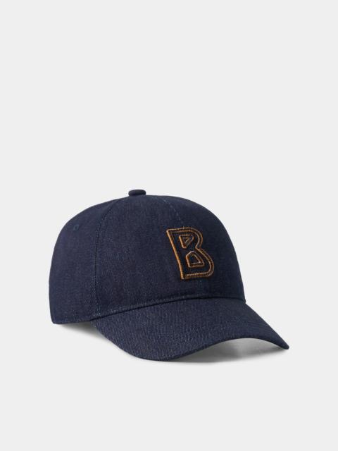 BOGNER Ruthie denim cap in Dark Denim Blue
