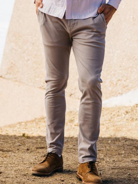 HIROSHI KATO The Axe Slim Denit® Chino - Sand beige