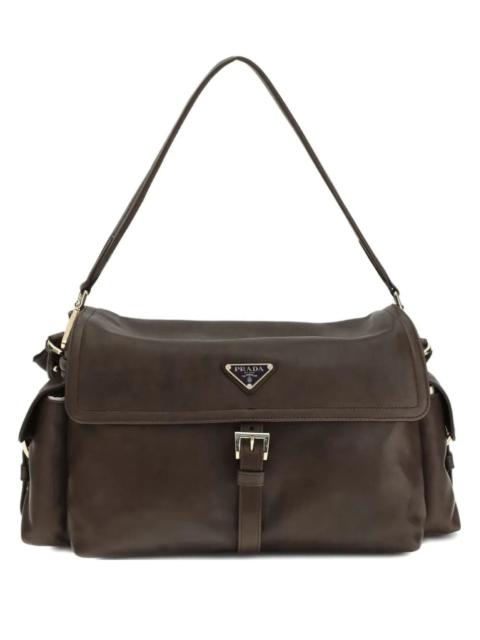 Prada PRADA EXPLORE LARGE BAG IN WORN EFFECT LEATHER