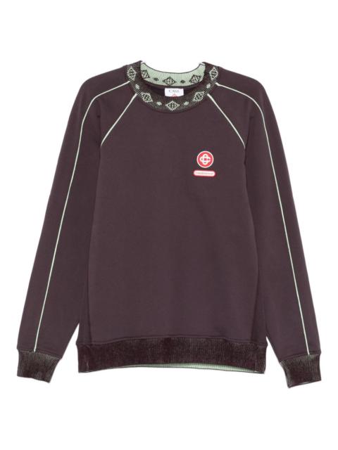 CASABLANCA logo-trim sweatshirt