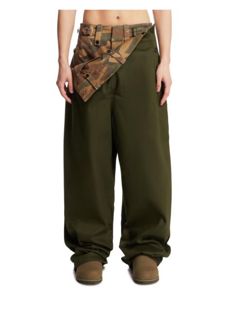 JUUN.J Green Panel Pants
