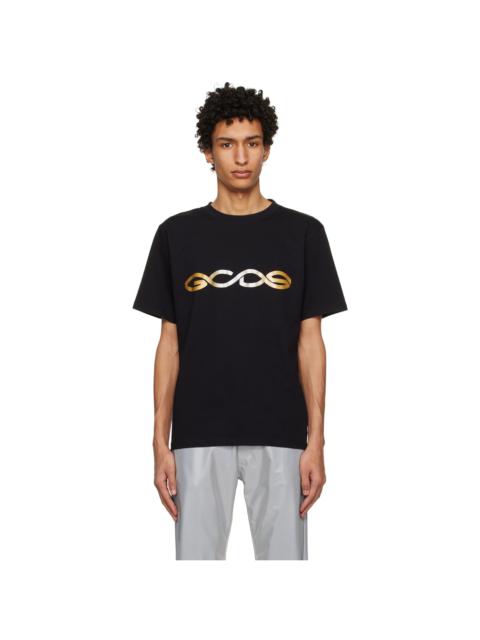 GCDS Black Reflective T-Shirt