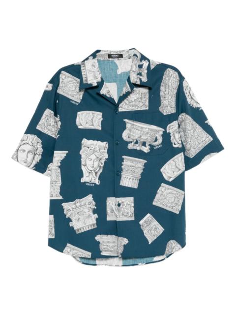 VERSACE cotton poplin shirt