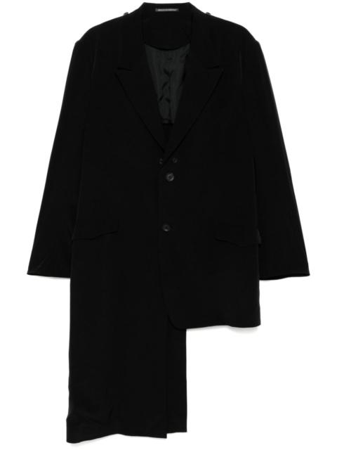 Yohji Yamamoto tuxedo attachable-collar jacket