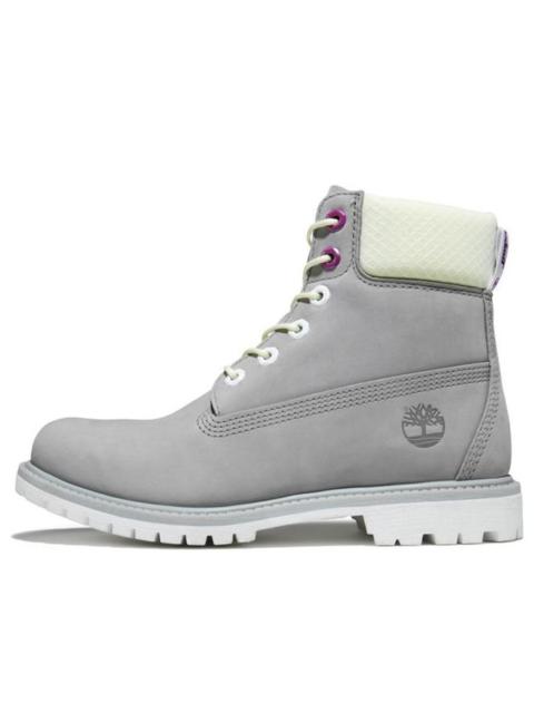 Timberland (WMNS) Timberland Premium 6 Inch Waterproof Boot 'Grey Nubuck' A2HWU085