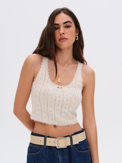 For Love & Lemons Angelina Knit Tank Top